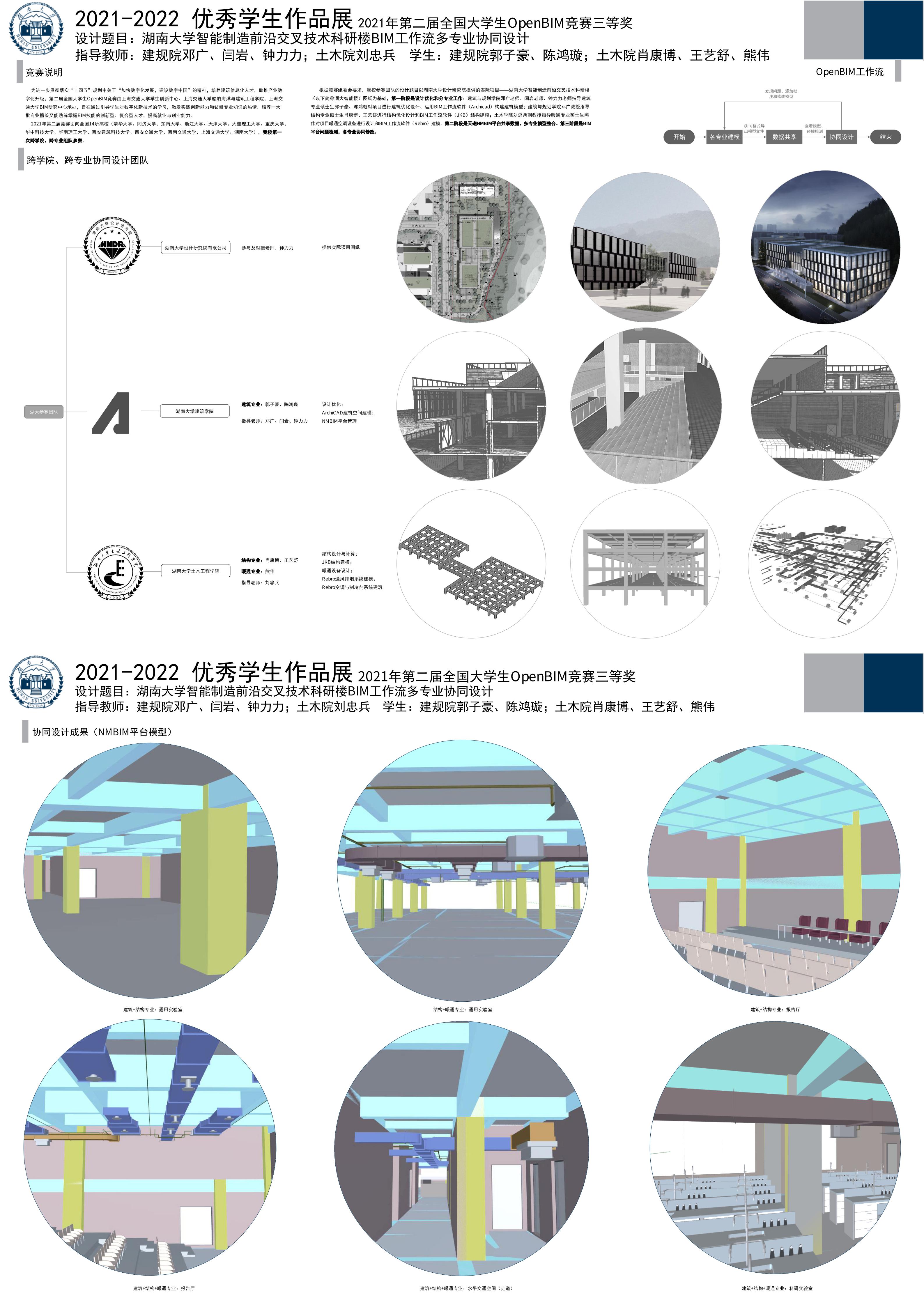 建筑系2021-2022学年竞赛成果展-湖南大学建筑与规划学院